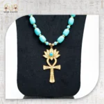 ⁦قلادة زهرة الحياة الفرعونية⁩ - الصورة ⁦2⁩