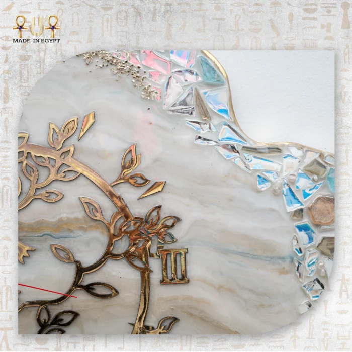 Crystal Waves Resin Clock - Image 4