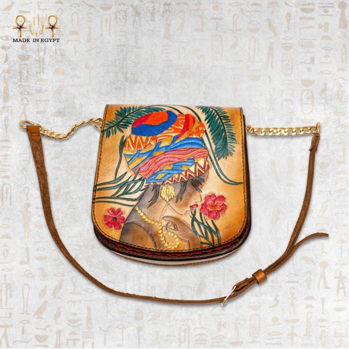 شنطة روّاية – لوحة جلدية فنية - Image 5