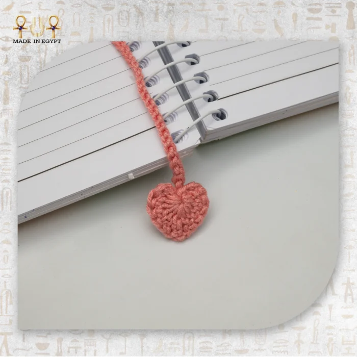 فاصل قلب كروشيه هاند ميد - Image 3