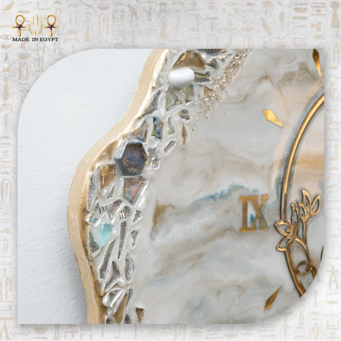 Crystal Waves Resin Clock - Image 3