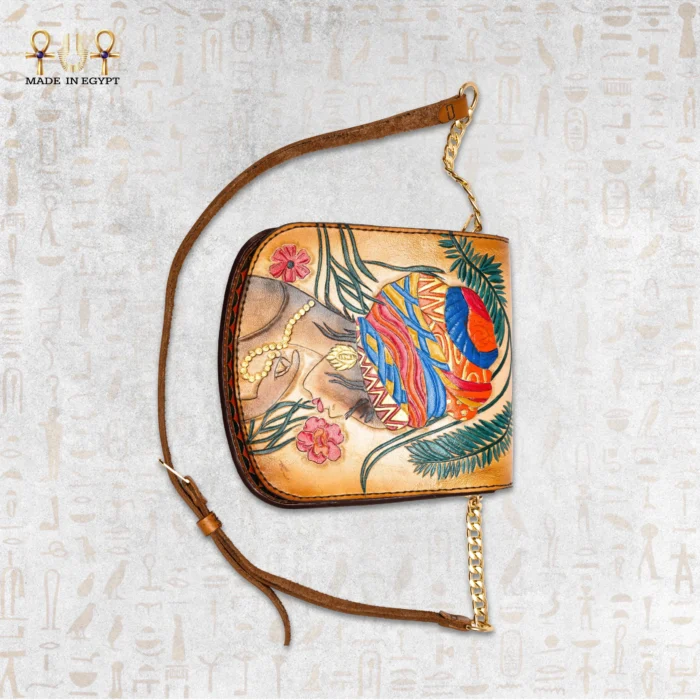 شنطة روّاية – لوحة جلدية فنية - Image 4