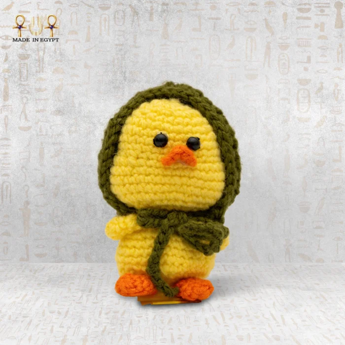 Crochet Fiber-Stuffed Duck - Image 1
