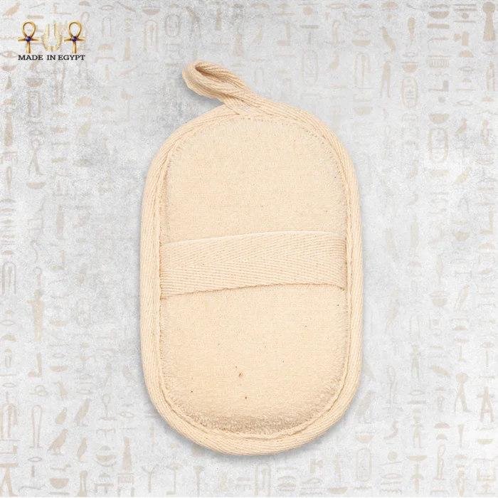 Natural Oval Cotton Loofah - Image 2