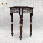 Arabesque Mother of Pearl Inlaid Table - Image 3