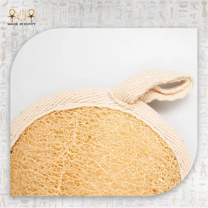 Natural Oval Cotton Loofah - Image 3