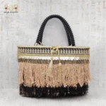 Indian Charm Fringe Tote