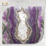 Purple Geode Mirror Art - Image 2