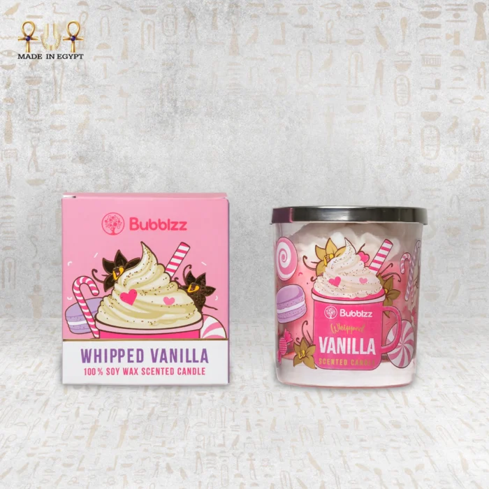 ⁦شمعة فانيليا مخفوقة⁩ - الصورة ⁦1⁩