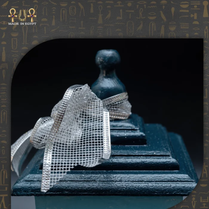 Small Decorative Wooden Lantern – Dark Blue - Image 3