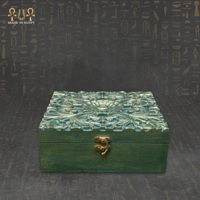 Royal Carved Jewelry Box - Image 1
