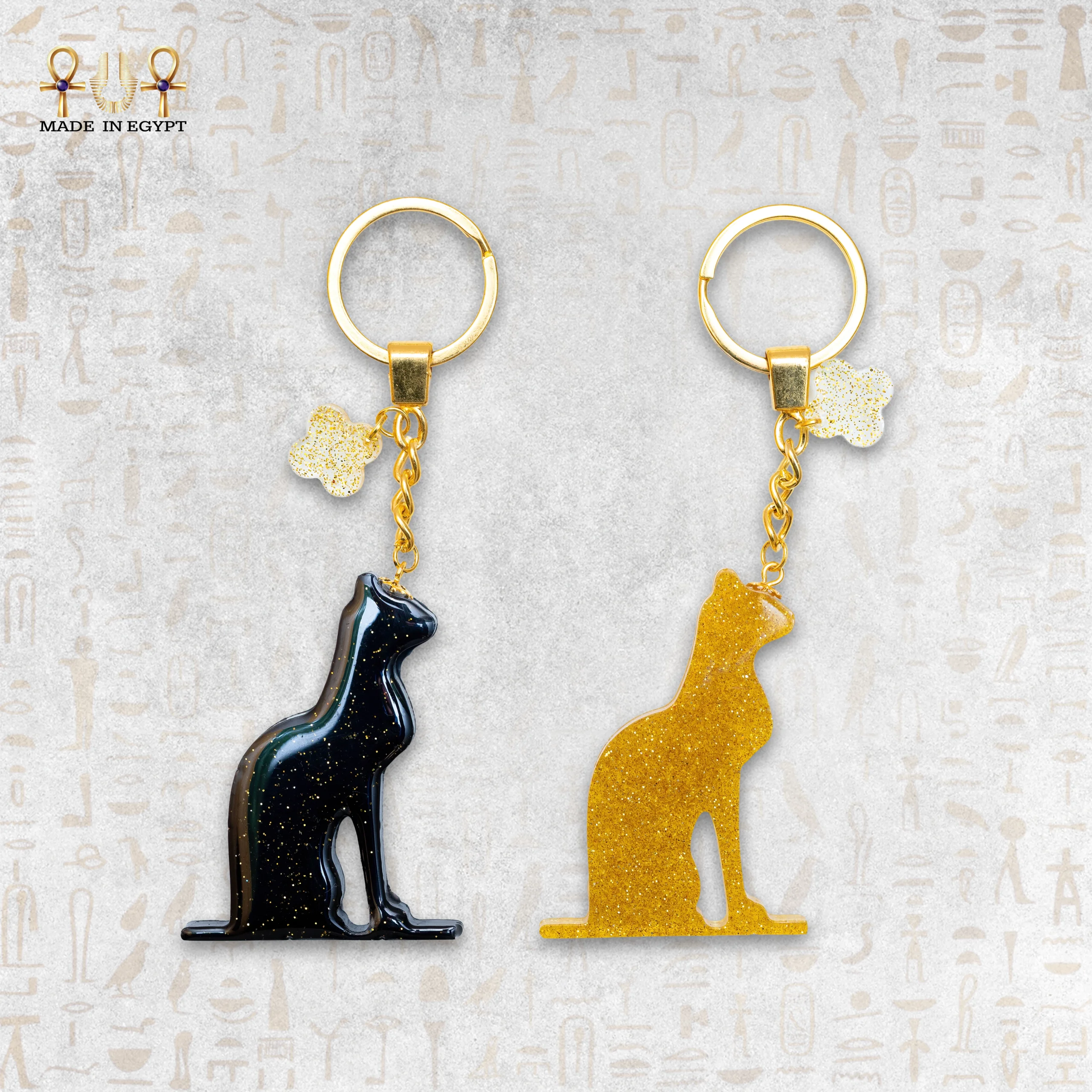@17A Bastet Keychain – Symbol of Protection Bastet Keychain – Symbol of Protection - الصورة 1