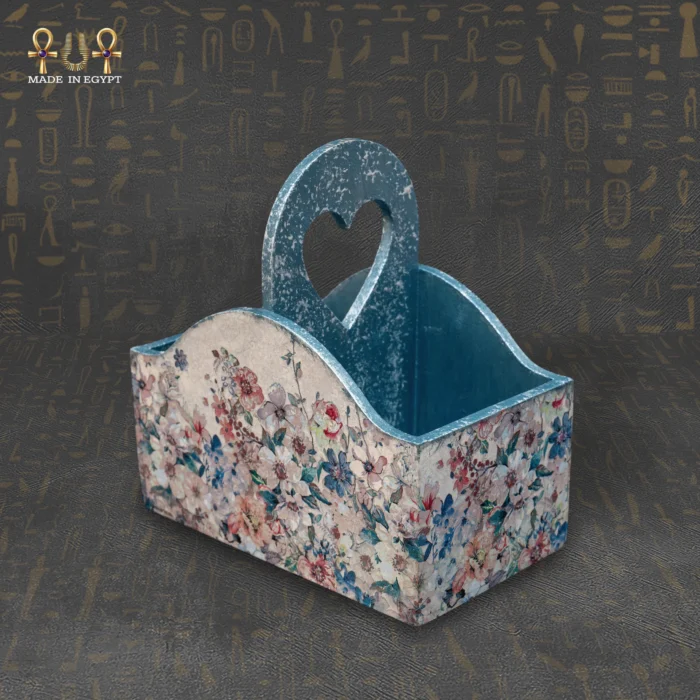 Bloom Heart Organizer – 2 Compartments with Heart Handle - Image 1