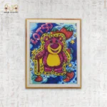 Pink Teddy Bear Wall Art