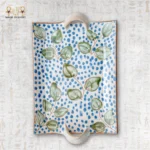 Leafy Dots Serving Tray