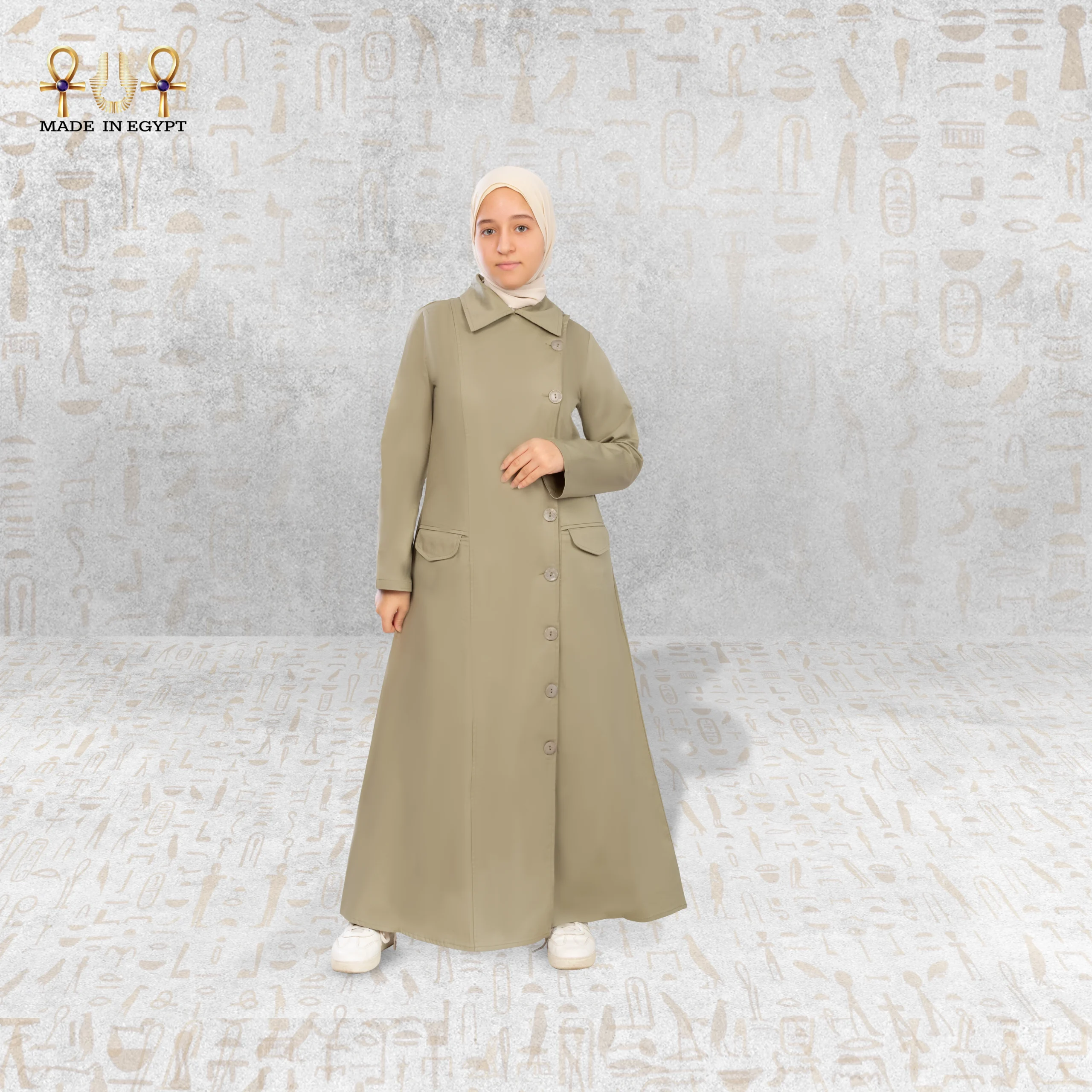 @1C Gabardine Dress Gabardine Dress - Image 1