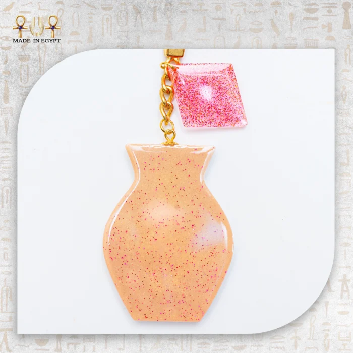 Rose Vase Keychain - Image 1