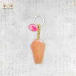 Rose Coffin Keychain