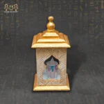 Golden Nights Wooden Lantern