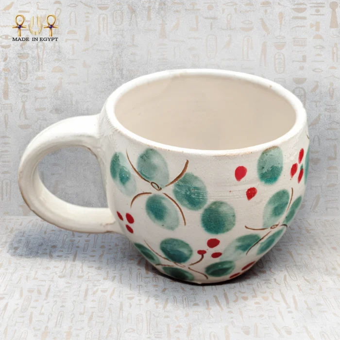Berry Bloom Artisan Ceramic Cup - Image 1
