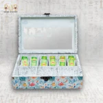 Sea Breeze Tea Box with Glass Lid - Image 3