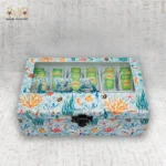 Sea Breeze Tea Box with Glass Lid