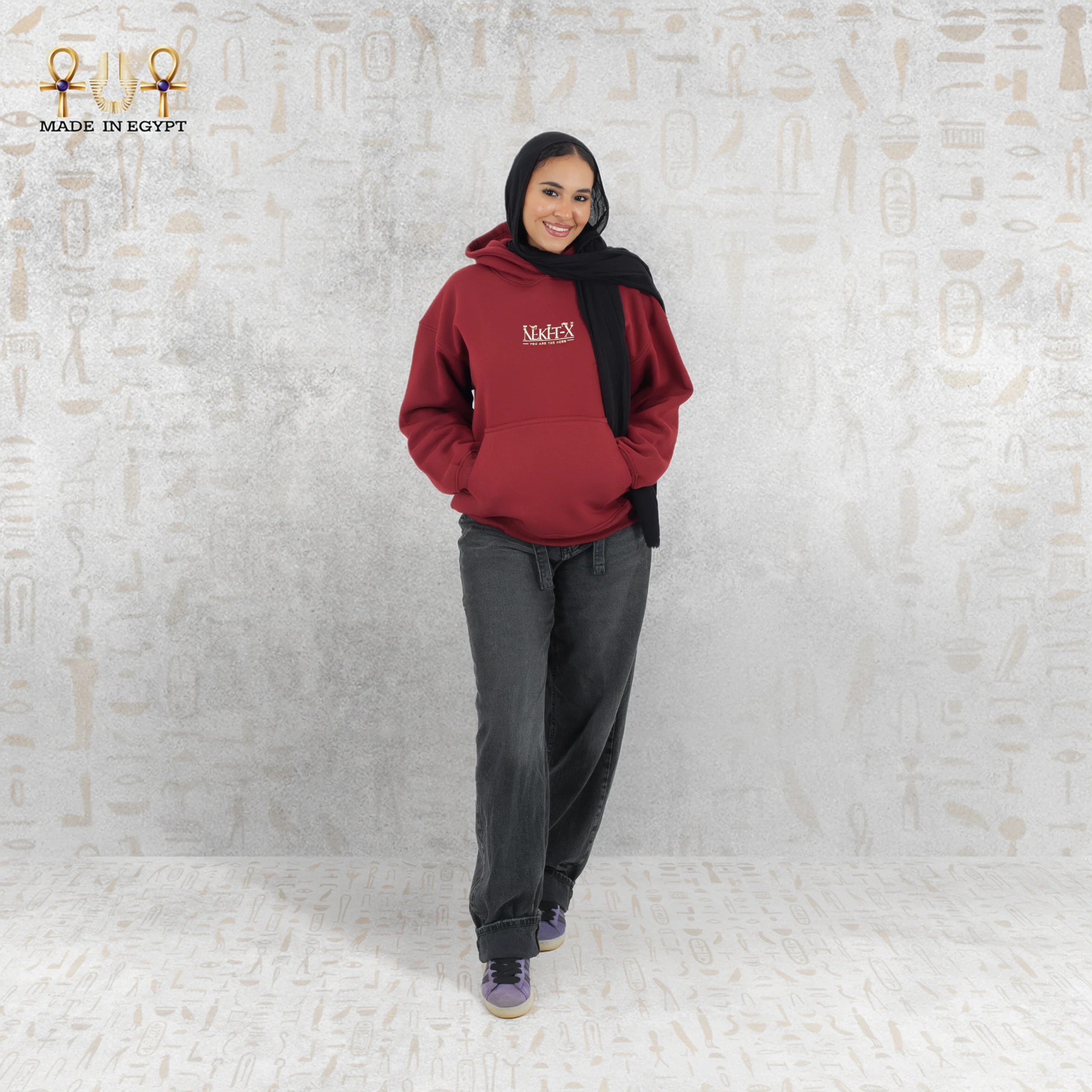 @2eRelaxed Fit Hoodie Proud Ramses - Image 1