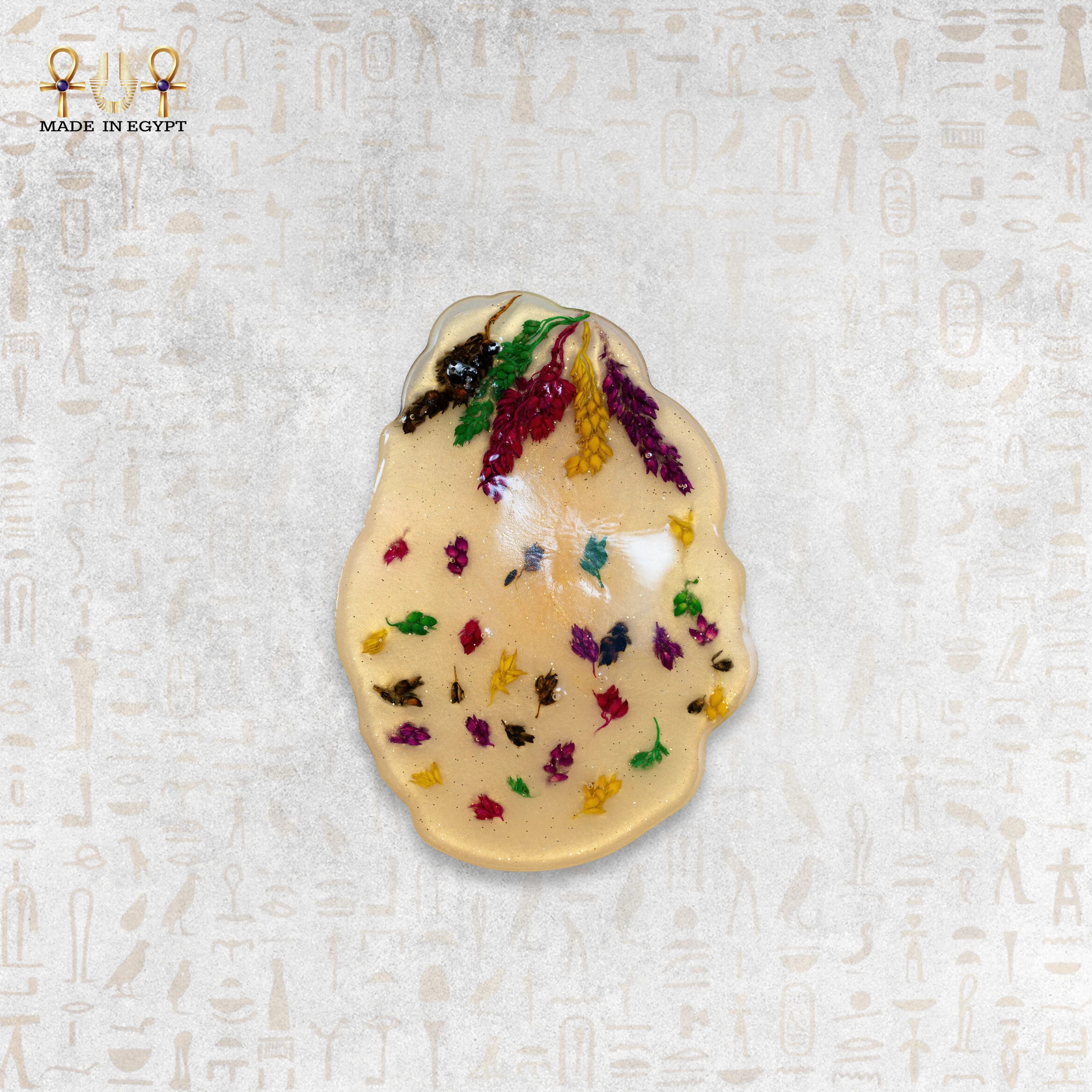 @31A Flower Gradient Coasters Set طقم كوسترات تدرج الزهور - الصورة 1