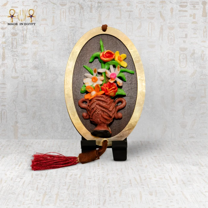 Rustic Flower Bouquet Wall Plaque - Image 1