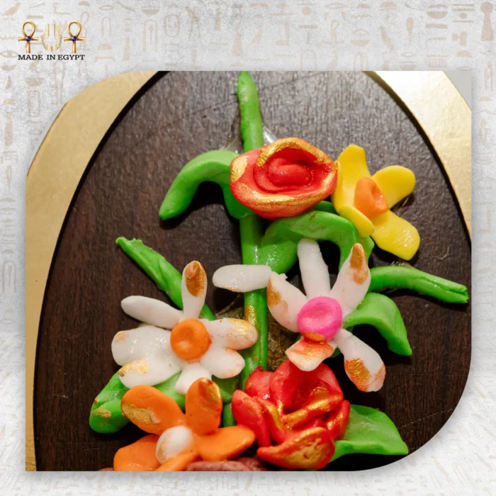 Rustic Flower Bouquet Wall Plaque - Image 3