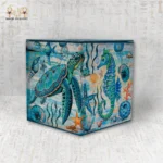 Sea Life Wooden Tissue Box - Image 6