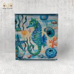 Sea Life Wooden Tissue Box - Image 4