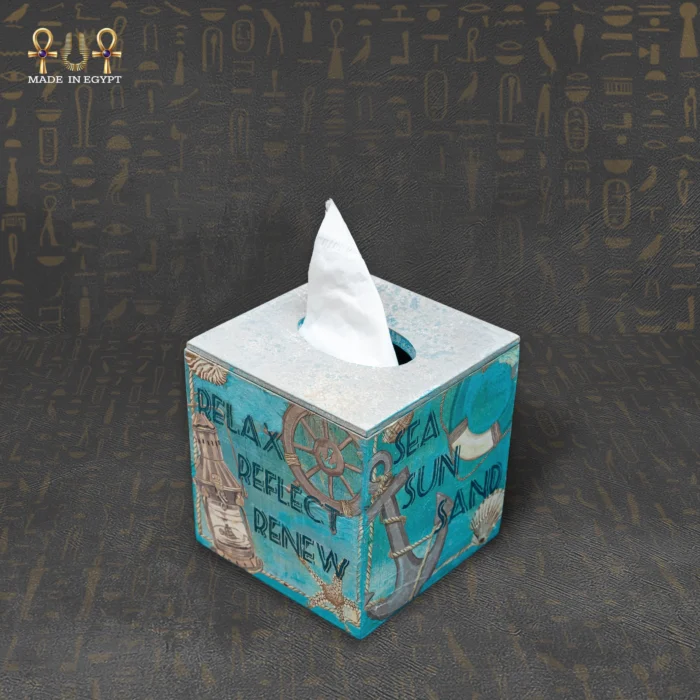 Marine Relax Wooden Tissue Box - Image 3