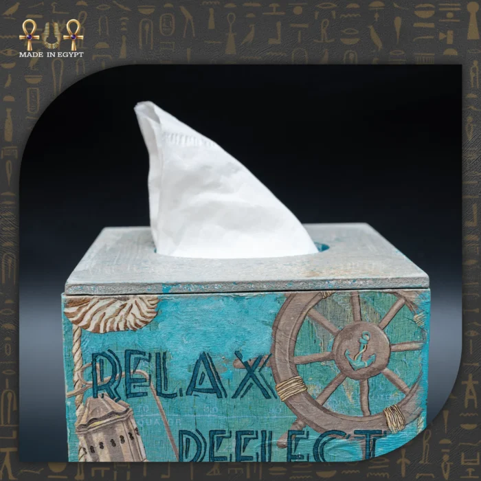 Marine Relax Wooden Tissue Box - Image 2