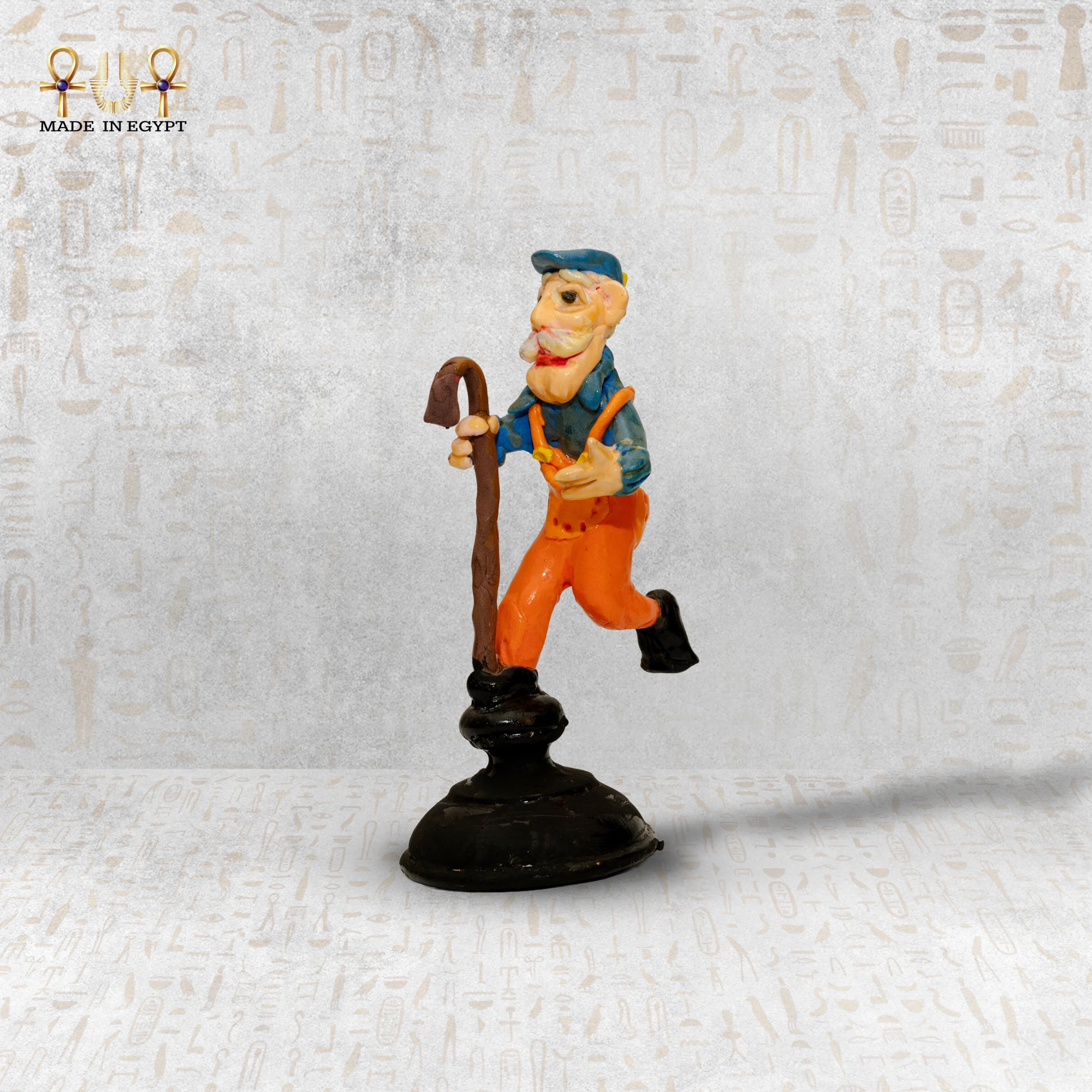 @50B The Cheerful Grandpa Figurine The Cheerful Grandpa Figurine - Image 1