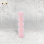 Pink Stacked Hearts Candle - Image 2