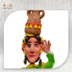 Traditional Water Jar Carrier Figurine - Image 3