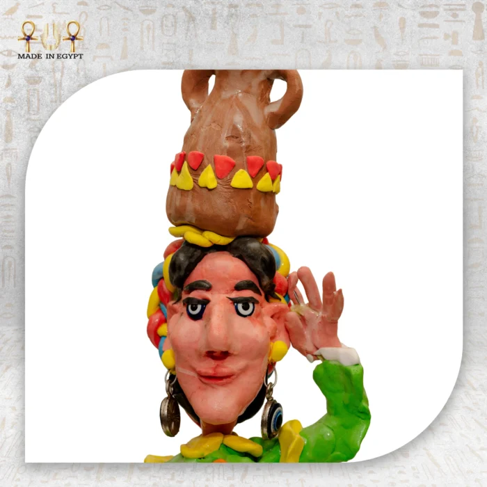 Traditional Water Jar Carrier Figurine - Image 3