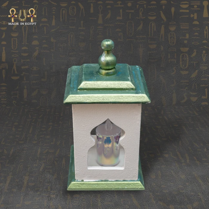 Small Decorative Wooden Lantern – MDF - Image 2