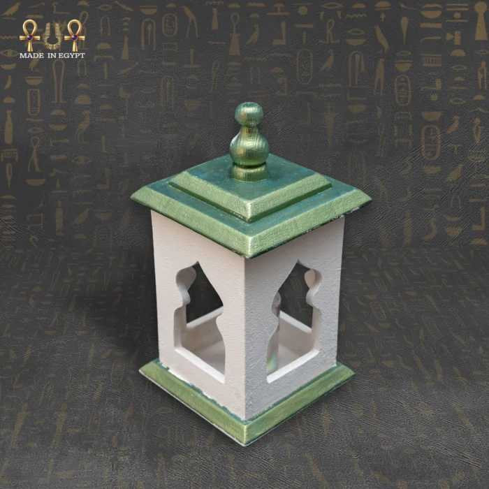 Small Decorative Wooden Lantern – MDF - Image 1