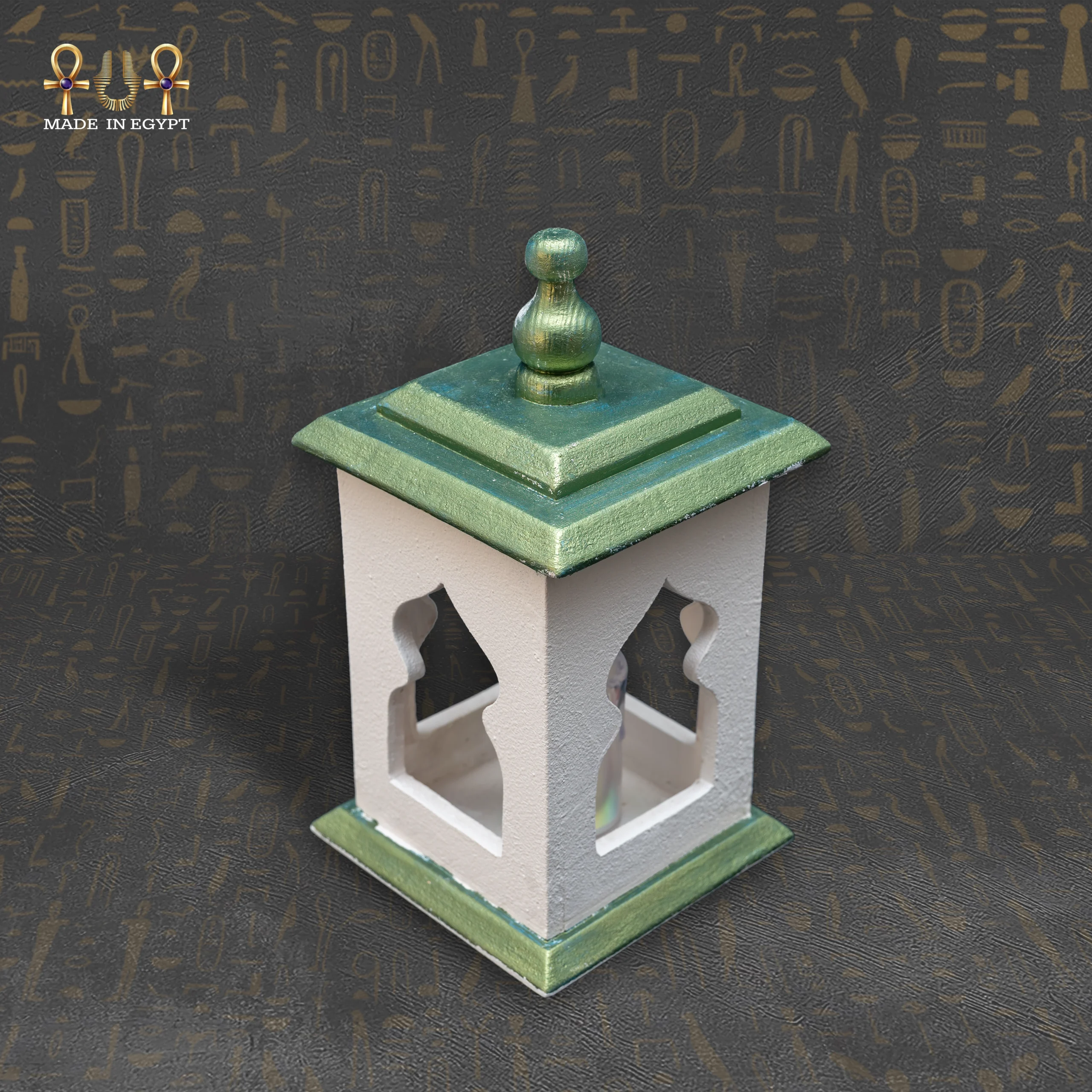 @7b Small Decorative Wooden Lantern – MDF Small Decorative Wooden Lantern – MDF - Image 1