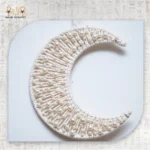 Pearl Embellished Crescent