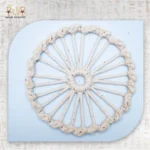 Natural Fiber Floral Wall Décor