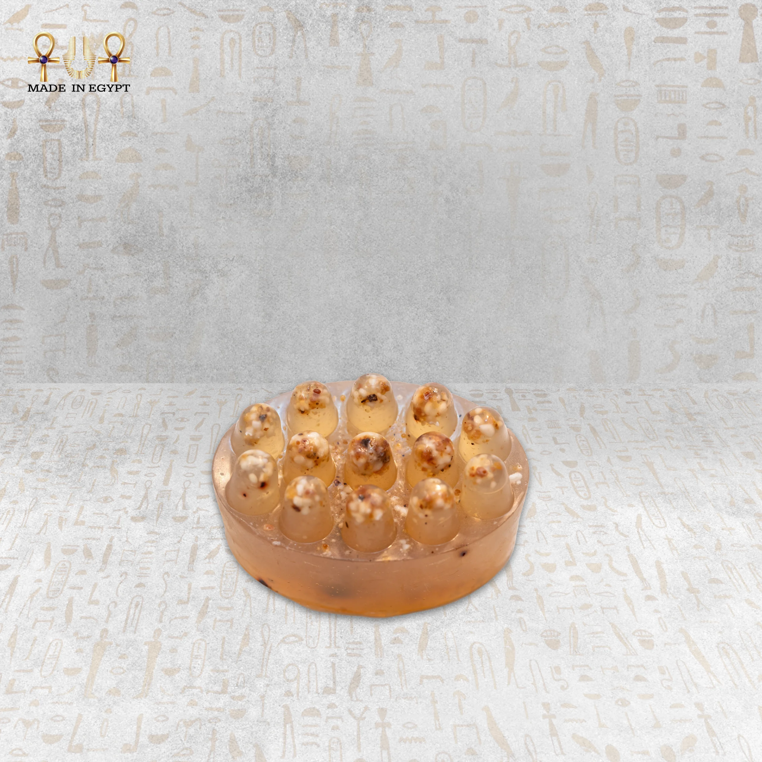 @12B Royal Honey Soap with Almonds صابون العسل الملكي مع اللوز - الصورة 1