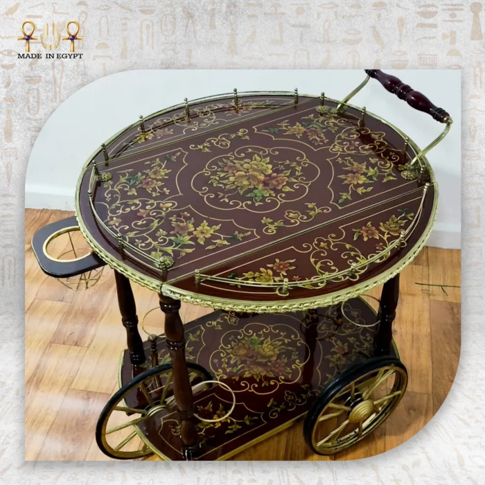 ⁦عربة تقديم دائرية ماركتريه كلاسيك⁩ - الصورة ⁦1⁩