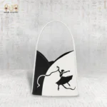 Shadow Dancer Handbag – Hand-Painted Genuine Leather