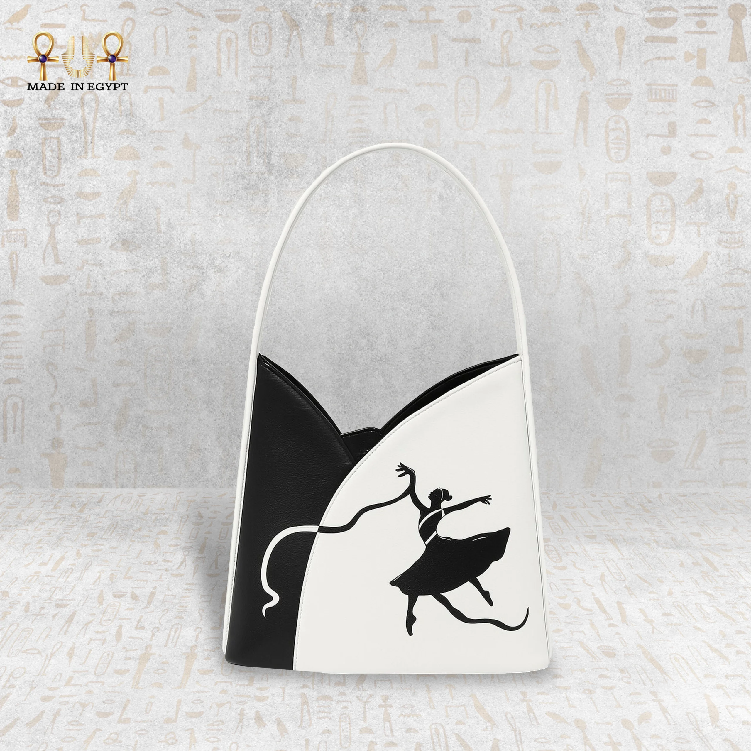 @13aShadow Dancer Handbag – Hand-Painted Genuine Leather Shadow Dancer Handbag – Hand-Painted Genuine Leather - Image 1