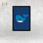 The Friendly Whale Art Print