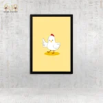 Happy Chicken Art Print