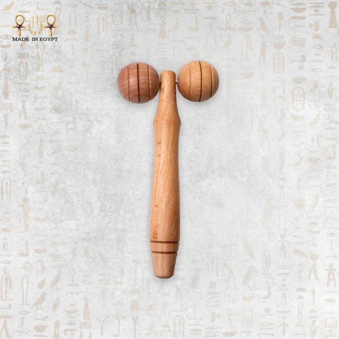 ⁦المدلك الخشبي المزدوج للرأس والوجه⁩ - الصورة ⁦1⁩